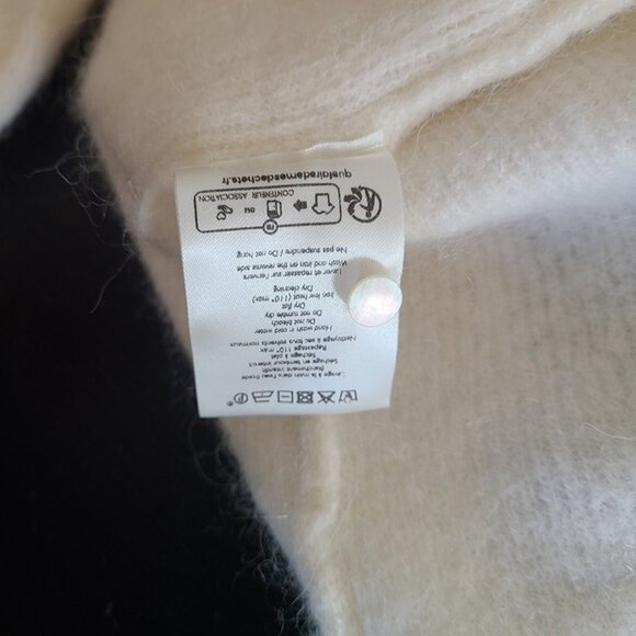 La Maille Sezane Super Kid Mohair Alpaca Blend Cardigan Sweater Women's Small - Picture 3 of 9